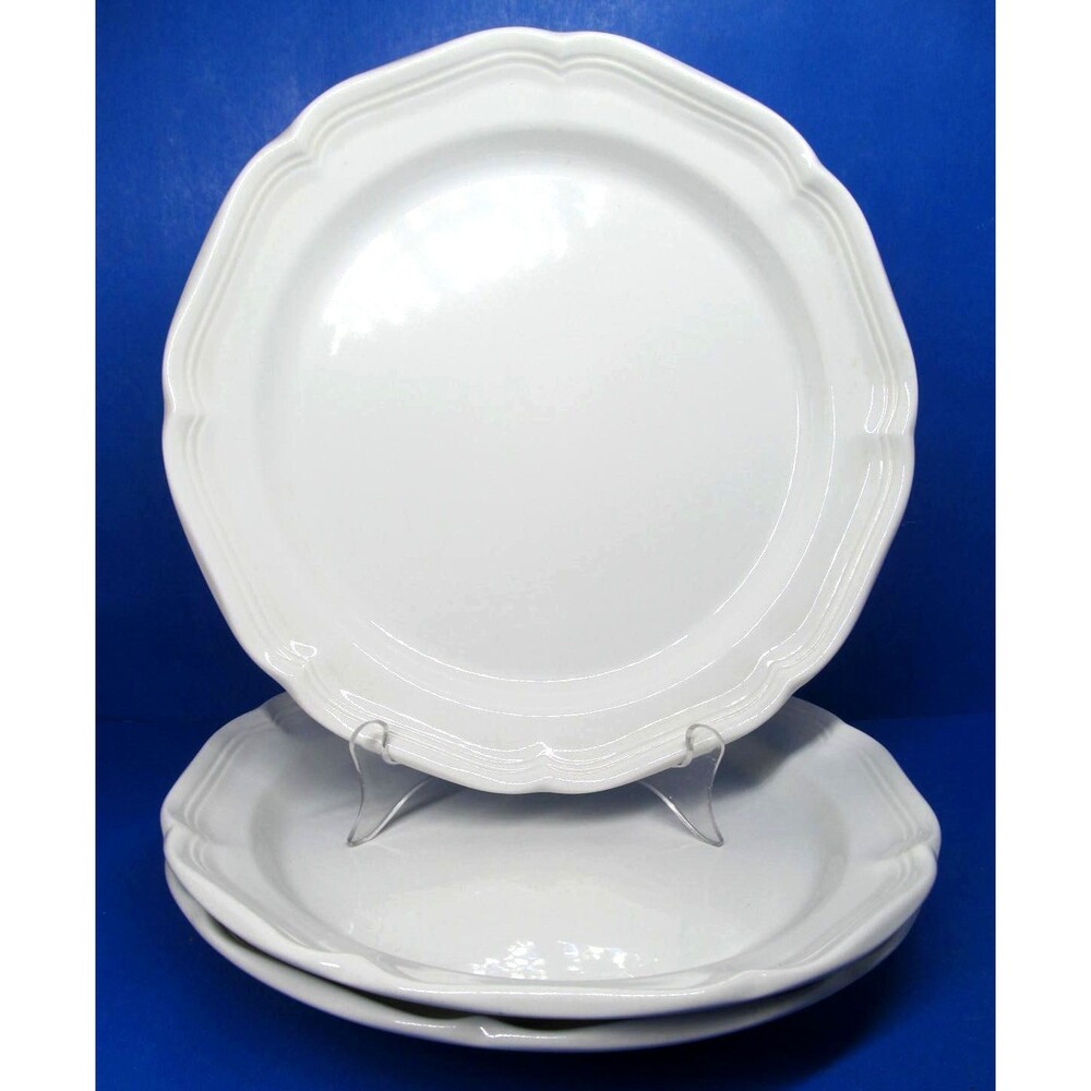 Mikasa French Countryside 10 7/8" Dinner Plates Bundle of 3